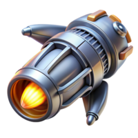 gorgeous creative Spaceship engine nozzle, glowing exhaust, detailed design with Transparent Background high resolution png