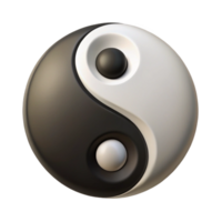 wonderful bohemian A stylized Yin Yang symbol, black and white with Transparent Background artisan png