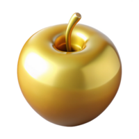 splendid nordic Golden Apple of Discord, symbol of strife with Transparent Background studio quality png