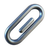 captivating intense victorian Concept art style, hyper-specific isolated cutout of a single steel paperclip with Transparent Background genuine png