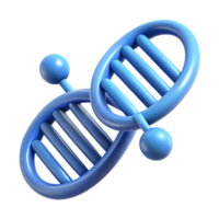 hypnotic mid-century DNA molecule, scientific representation, with Transparent Background artisan png
