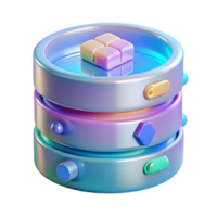 mesmerizing nordic Holographic data storage device with spinning glyphs with Transparent Background flawless png