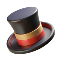 gorgeous rustic Hyper-specific, isolated cutout concept art style render of a vintage top hat with Transparent Background top-tier png