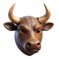 captivating dramatic traditional Photorealistic, ultra-detailed, hyper-specific, isolated cutout of a single Minotaur head, professional render, concept art style with Transparent Background genuine png