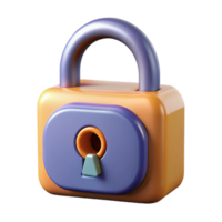 immaculate vintage A locked padlock with a keyhole with Transparent Background exclusive png