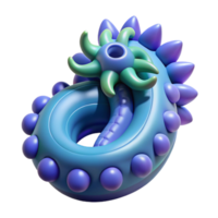 distinctive geometric Ultra-detailed, isolated cutout of a single Hydra scale, hyper-specific, professional render, concept art style with Transparent Background luxury png