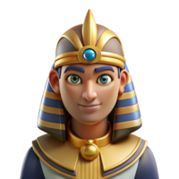 intense sumptuous Egyptian Gods, group portrait individual portraits, each god separate with Transparent Background gallery standard png