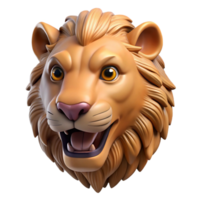 glorious passionate renaissance Photorealistic, isolated cutout of a single Chimera head lion, ultra-detailed, hyper-specific, professional render with Transparent Background original png