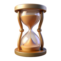 mysterious serene A single, detailed, hourglass with swirling sand with Transparent Background refined png
