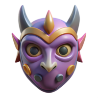 fascinating baroque Mythological Masks, set of individual masks with Transparent Background high quality png