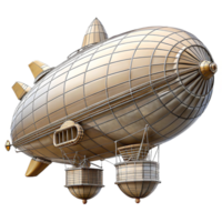 hypnotic impressionist Steampunk zeppelin blueprint with detailed schematics and annotations with Transparent Background impeccable png