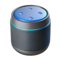 ethereal fascinating Smart speaker, voice assistant device, with Transparent Background exclusive png