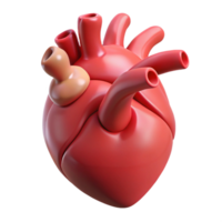 melancholic hypnotic A stylized human heart, anatomically correct, pulsating gently with Transparent Background authentic png
