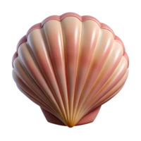 radiant passionate retro Photorealistic, ultra-detailed isolated cutout of a single seashell Isolated cutout with Transparent Background original png