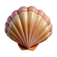 immaculate vintage Photorealistic, ultra-detailed isolated cutout of a single seashell Isolated cutout with Transparent Background precision png