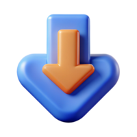 serene coveted A stylized download icon, with a downward-pointing arrow with Transparent Background png