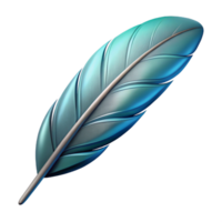 sumptuous nostalgic surreal Concept art style, isolated cutout of a single feather with Transparent Background crisp png