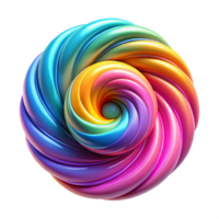 elegant retro A swirling vortex of vibrant colors, intricate patterns with Transparent Background expertly shot png