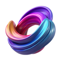 quintessential avant-garde A dynamic, abstract brushstroke of thick, impasto paint with Transparent Background detailed png
