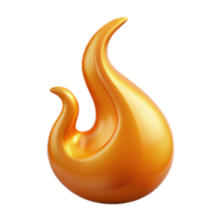 romantisch atemberaubend ein einzel, Verbrennung Flamme mit dynamisch, wirbelnd Formen mit transparent Hintergrund Prämie png