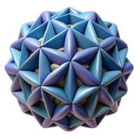 picturesque elegant A complex geometric shape with tessellated patterns with Transparent Background 8K png