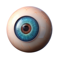 striking inspired A single, realistic eye with intricate iris details with Transparent Background png