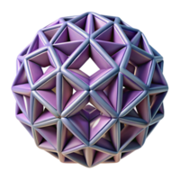 serene mysterious rustic A complex geometric shape with tessellated patterns with Transparent Background handcrafted png