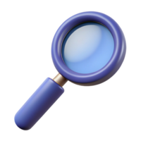 timeless creative A single, stylized magnifying glass with distorted view with Transparent Background expertly shot png