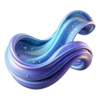 serene passionate nordic A flowing, abstract wave of light particles with Transparent Background original png