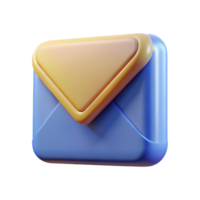 melancholic sumptuous A single, stylized email icon with Transparent Background studio quality png