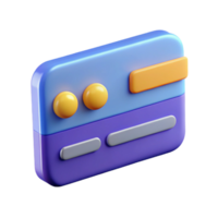 whimsical dazzling A single, stylized credit card icon with Transparent Background museum quality png