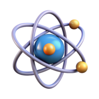 majestic renaissance A stylized atom with orbiting electrons with Transparent Background elite png