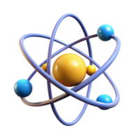 picturesque coveted A stylized atom with orbiting electrons with Transparent Background png