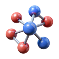 majestic memorable A stylized molecule with connected atoms with Transparent Background png