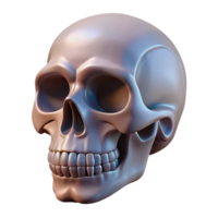 standout elegant A stylized human skull with intricate details with Transparent Background genuine png