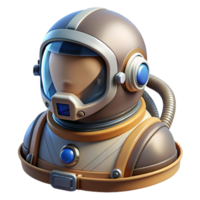 serene organic Advanced spacesuit helmet, reflective visor, oxygen tanks with Transparent Background gallery standard png