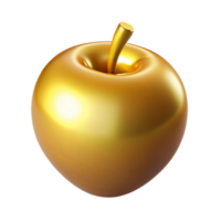 dazzling remarkable Golden Apple of Discord, with Transparent Background png