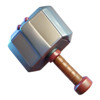 standout geometric Mjolnir, Thor's hammer, with Transparent Background top-tier png