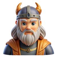 immaculate distinctive Odin, Norse Allfather, with Transparent Background png