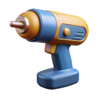 energetic dramatic Power drill with Transparent Background masterfully captured png