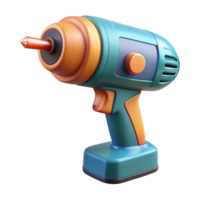 unforgettable futuristic Power drill with Transparent Background detailed png