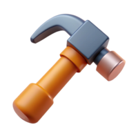remarkable art deco Hammer with claw with Transparent Background authentic png
