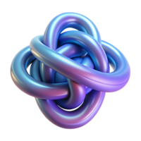 gorgeous retro A complex knot of interconnected, glowing lines with Transparent Background precision png