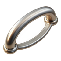 immaculate passionate renaissance Cabinet handle brushed nickel with Transparent Background masterfully captured png