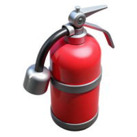 timeless classic Fire extinguisher red with Transparent Background high quality png