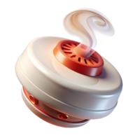 radiant ethereal abstract Smoke detector with Transparent Background high quality png