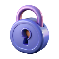 majestic celebrated A single, floating lock with intricate keyhole with Transparent Background png