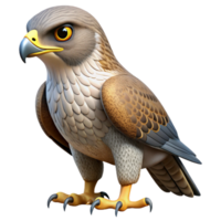 majestic vintage A soaring hawk, sharp talons, piercing gaze with Transparent Background authentic png