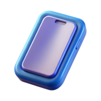 dramatic reflective rustic A single, floating mobile phone icon with Transparent Background original png