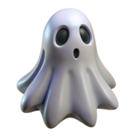 immaculate minimalist A spooky ghost with translucent ethereal form with Transparent Background ultra HD png